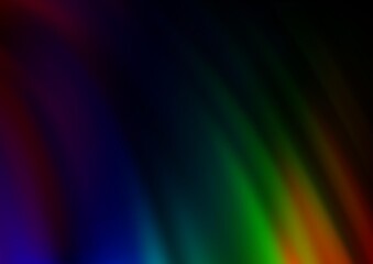 Dark Multicolor, Rainbow vector pattern with lamp shapes.