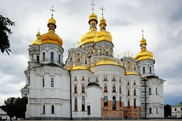 Fototapeta na wymiar Cathedral of the Dormition in Kyiv Pechersk Lavra in Kyiv Ukraine