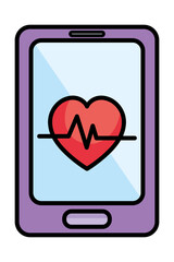 smartphone with cardio heart