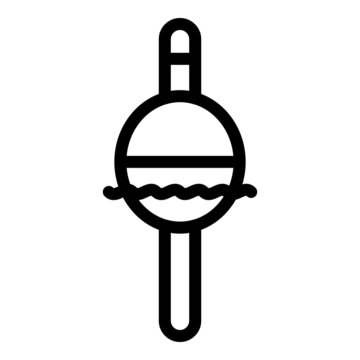 recommend clip art: Ice fishing bobber icon outline vector. Fisherman hole. Winter lake