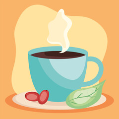 coffee illustration design