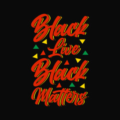 black live black matters typography lettering 
