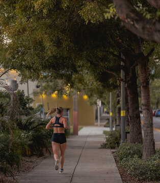 running sport woman miami outdoors exercise 