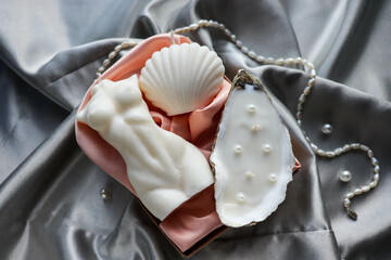 a set of handmade candles made from natural soy wax