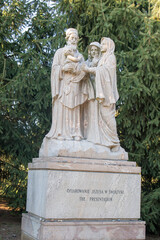 statue of the virgin mary