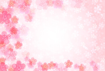 桜　梅　春　背景