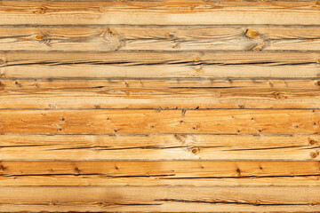 Background and texture of decorative old wood striped on the wall surface. seamless pettern from a wooden bar