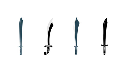 One-handed Legendary European Falchion sword