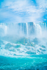 Beautiful Spring Views of Niagara Falls - obrazy, fototapety, plakaty