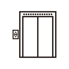 elevator icon vector sign symbol