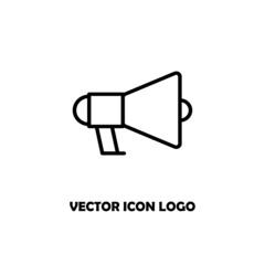 Gramaphone vector icon logo illustration