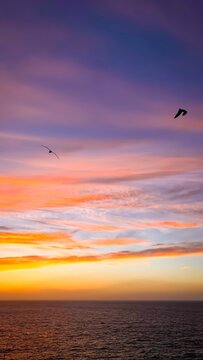 sunset over the sea © Adriano