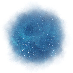 背景素材_水彩テクスチャ_ネイビー