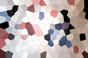 Abstract background with geometric honeycomb shape pattern and colorful tones.