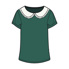 Women’s Peter pan collar T-shirt