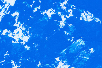 Fototapeta na wymiar 青色のペイント背景
