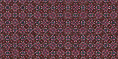 Seamless pattern with flowers