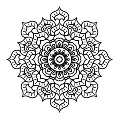Mandala vector and line art. Black and white flower mandalas. Handmade, mandala vector background.
Islam, Arabic, Indian, Ottoman motifs.