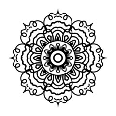 Mandala vector and line art. Black and white flower mandalas. Handmade, mandala vector background.
Islam, Arabic, Indian, Ottoman motifs.
