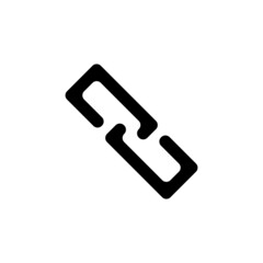 Fototapeta premium Flat design link icon. Vector.