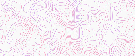 Obraz premium Topographic background and texture, monochrome image. 3D waves. Cartography Background, White wave paper curved reliefs abstract background.