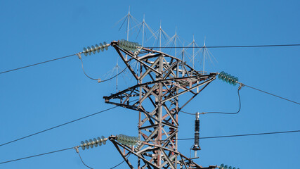 instalacion electrica torre alta tensión