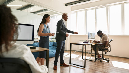 Company leader calling black male employee