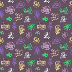 Seamless graphic sale vector pattern background