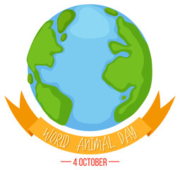 World Sight Day banner with earth globe