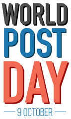 World Post Day on 9 October banner