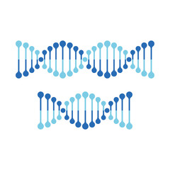 DNA sign icon, human cell. Vector illustration eps 10.