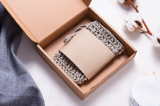 Recyclable wrapping box, parton package for zero waste items