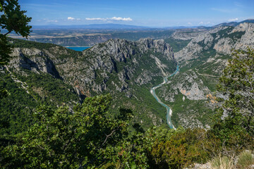 Grand Canyon du Verdon Verdonschlucht Gorges du Verdon Alpes-de-Haute-Provence Lac de Sainte-Croix...