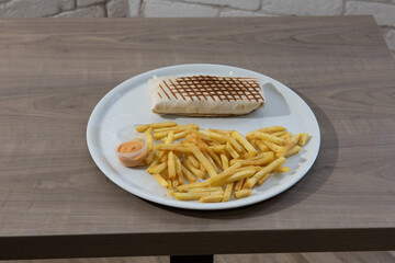 fast food burger chinois