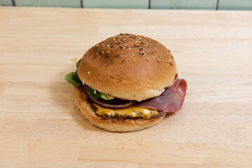 fast food burger chinois