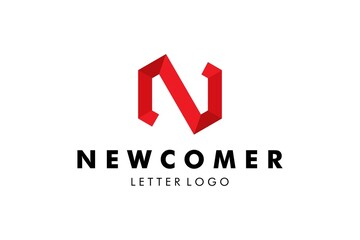 Letter N Logo : Suitable for Company Theme, Technology Theme, Initial Theme, Infographics and Other Graphic Related Assets.