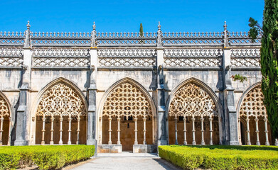 Kreuzgang  Mosteiro da Batalha - Kloster von Batalha ist ein Dominikanerkloster Portugal