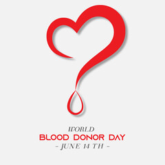 world blood donor day background