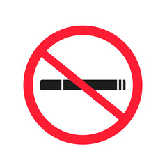 Cigarette. Cigarettes. Smoking is prohibited. Smoking is allowed. Icons.