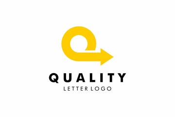 Letter Q Logo : Suitable for Company Theme, Logistic Shipping Theme, Technology Theme, Initial Theme, Infographics and Other Graphic Related Assets.