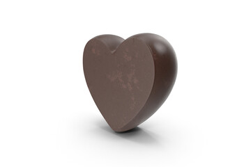 heart shaped chocolate
