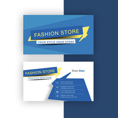 Fashion Store Business Card Set- Creative and Clean Business Card Template.