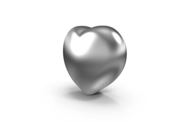 heart shaped Silver