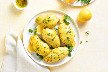 Baked turmeric chicken breasts