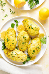 Baked turmeric chicken breast