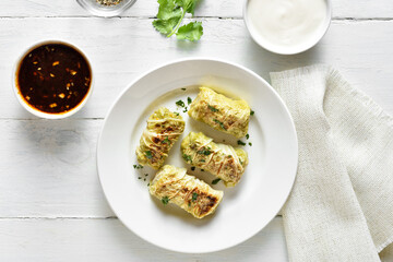 Stuffed cabbage rolls