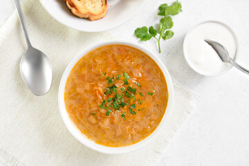 Cabbage (sauerkraut) soup
