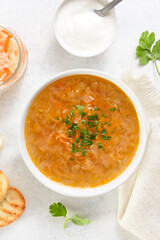 Cabbage (sauerkraut) soup