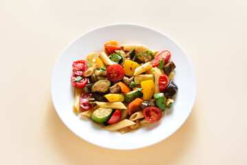 Ratatouille pasta salad