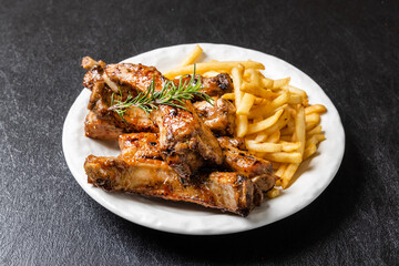 リブステーキ　American-style sparerib pork steak photo 